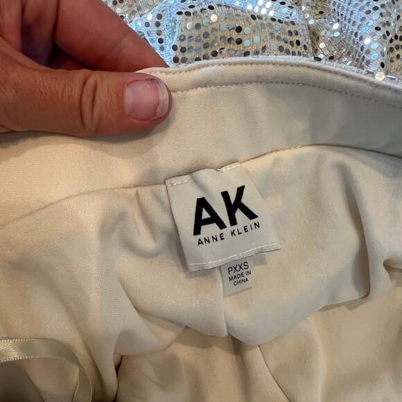 ANNE KLEIN Women's Petite Pull-On Wide-Leg Sparkle Pants Size PXXS - Picture 9 of 12